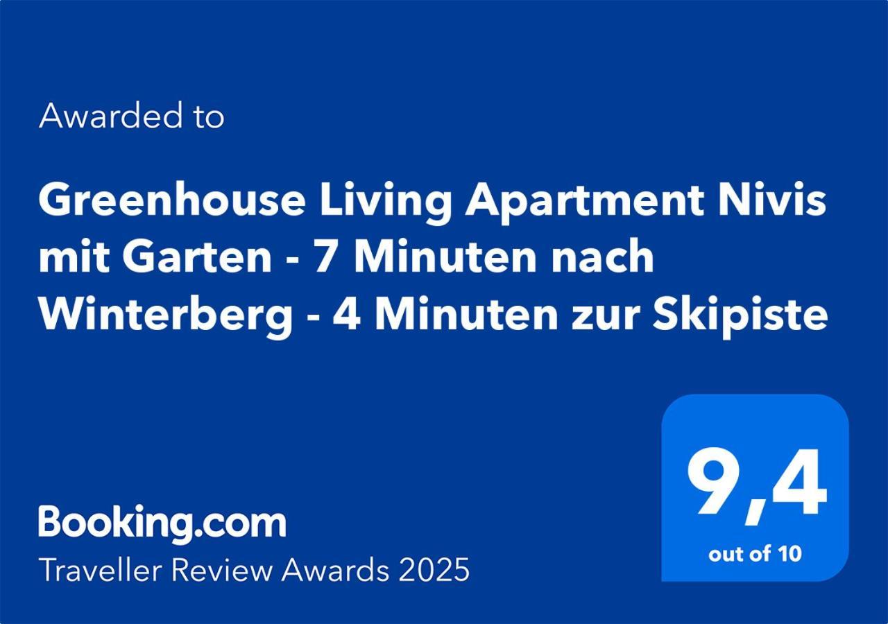 Greenhouse Living Apartment Nivis Mit Garten - 4 Minuten Nach Winterberg - Wandern, Mountainbike Fahren - Natur Geniessen Medebach Ngoại thất bức ảnh